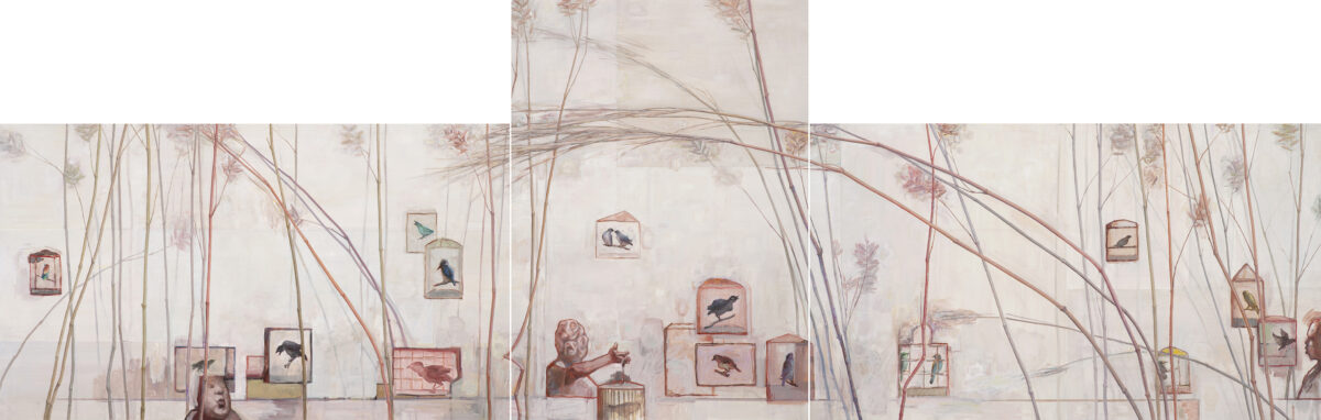 Bambous et Oiseaux / 竹与鸟